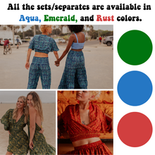 Load image into Gallery viewer, California Dreamin Set - Pants + Crop top
