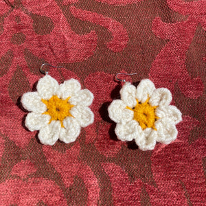 Flower Child Crochet Earrings