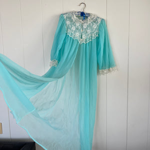 Vintage Blue Night Gown