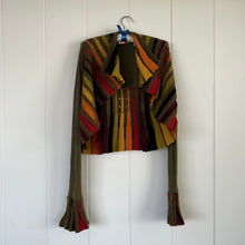 Load image into Gallery viewer, Multicolor Striped Sweater Cardigan
