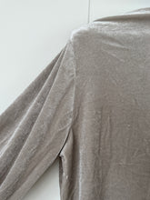 Load image into Gallery viewer, *SAMPLE* Silver Velvet Tie Top
