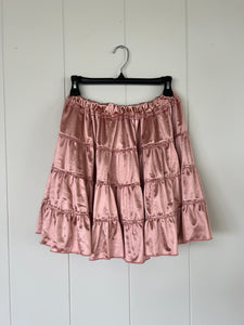 *SAMPLE* Pink Tiered Mini Skirt