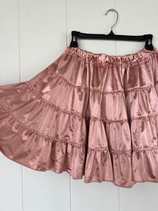 *SAMPLE* Pink Tiered Mini Skirt